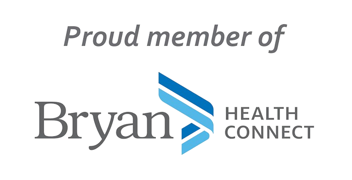 Proud member of Bryan Health Connect — original MedElite website badge