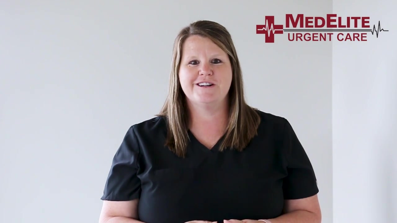 Lisa Johnson speaking at MedElite Urgent Care